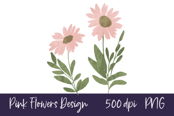Download Pink Flowers Design - Design Collection
