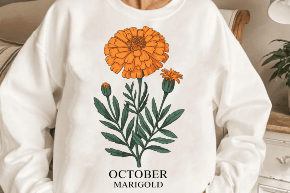 Download October Marigold PNG Design - Design Collection
