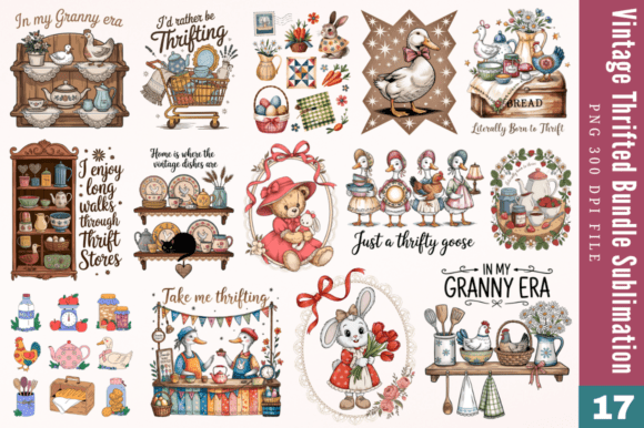Download Vintage Thrifted Sublimation Designs Bun - Design Collection