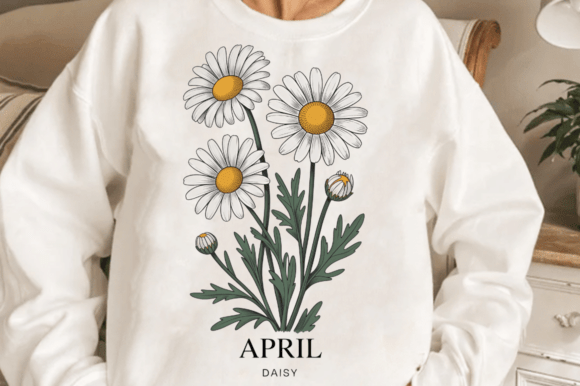 Download April Daisy Sublimation Design - Design Collection