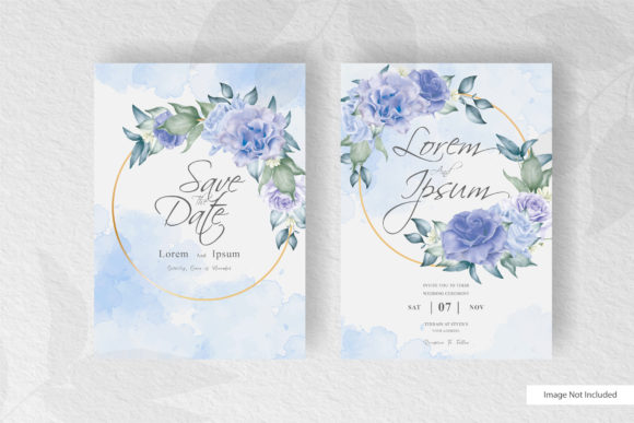 Download Watercolor Purple Florals Wedding Design - Design Collection