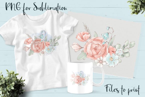 Download Bouquet of Flowers. Design for Printing. - Design Collection