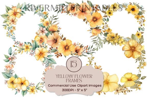 Download Yellow Flower Wreath Clipart - Yellow flower Collection