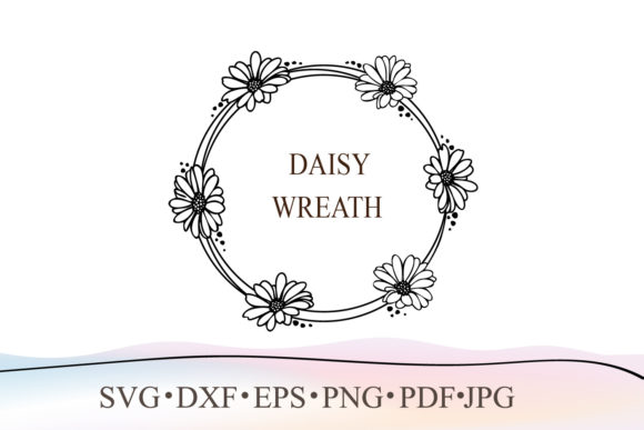 Download Daisy Wreath Svg - Daisy wreath Collection