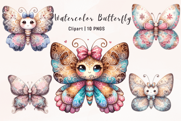 Download Watercolor Butterfly Clipart - Watercolor butterfly clipart Collection