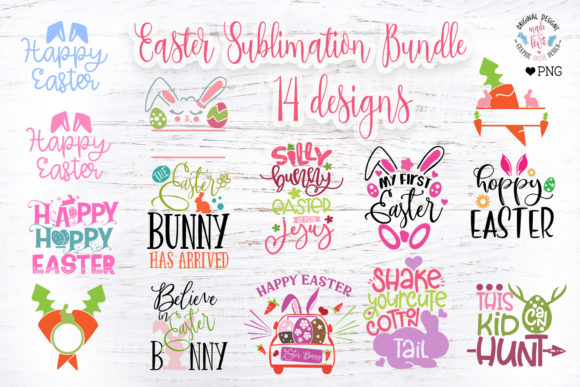 Download Easter Sublimation Bundle - 14 Designs - Design Collection