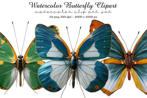 Download Watercolor Butterfly Clipart - Watercolor butterfly clipart Collection