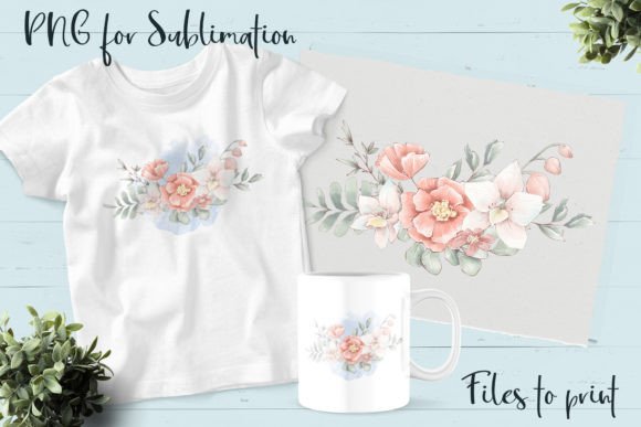Download Bouquet of Flowers. Design for Printing. - Design Collection
